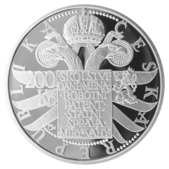 Stříbrná mince 200 Kč Marie Terezie 300. výročí narození 2017 proof
