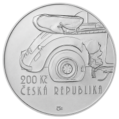 Stříbrná mince 200 Kč Operace Anthropoid 75. výročí 2017 standard