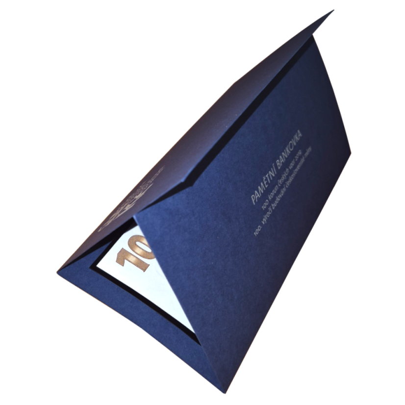 Pamětní bankovka 100 Kč 2019 Budování československé měny I - Alois Rašín v obálce