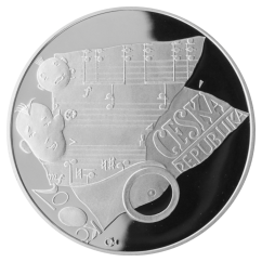 Stříbrná mince 200 Kč Jaroslav Ježek 100. výročí narození 2006 proof
