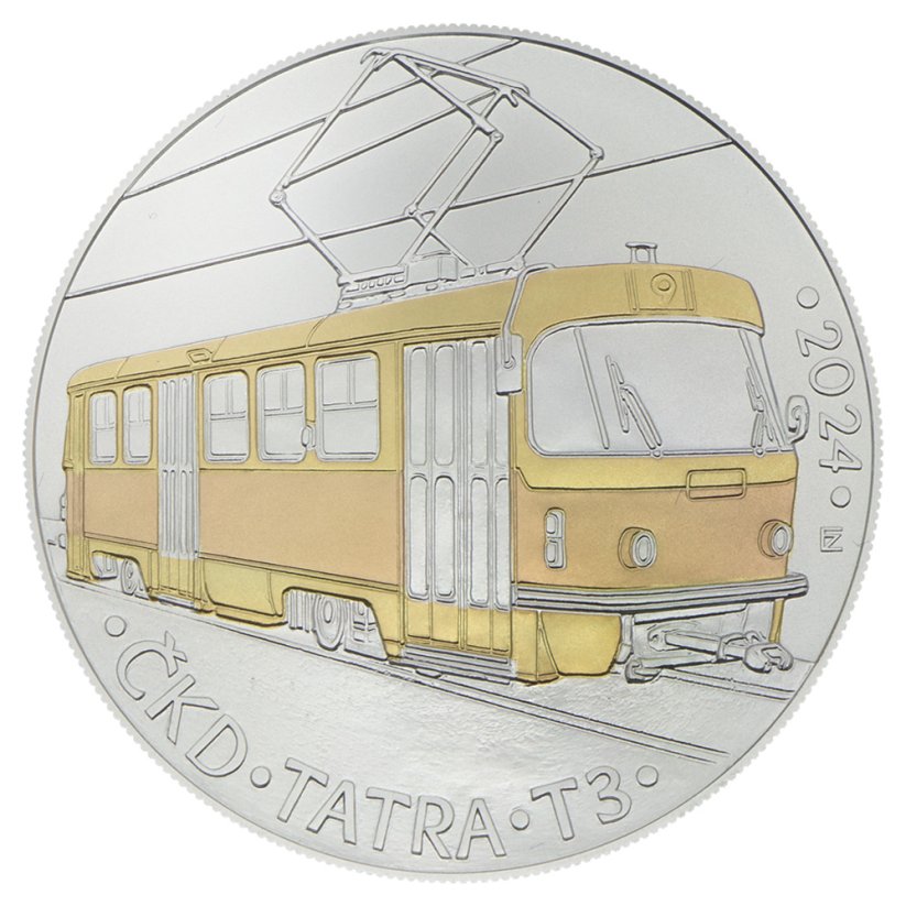 500 Kč Tramvaj ČKD Tatra T3, rub - standard, 2024